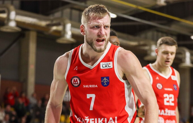M.Paliukėnas buvo geriausias nugalėtojų gretose („Betsafe-LKL“ nuotr.)