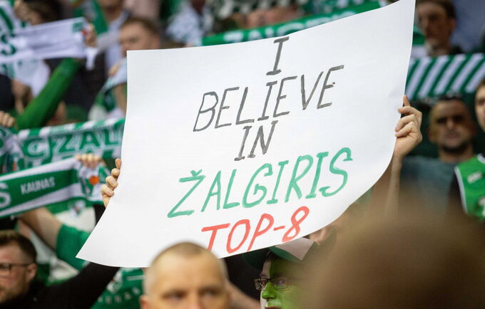 „Žalgirio“ likimas spręsis paskutiniajame ture (BNS nuotr.)
