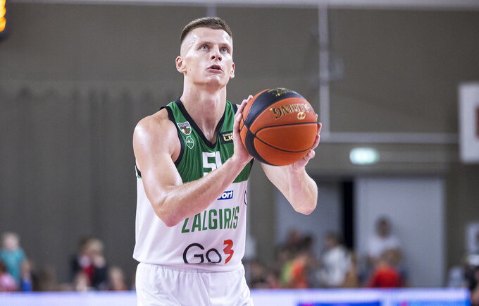 „Žalgiris“ po pertraukos kontroliavo padėtį („Betsafe-LKL“ nuotr.)