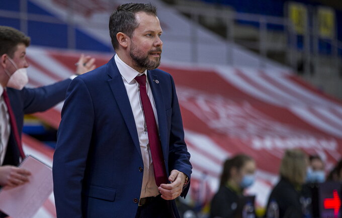 G.Žibėnas džiaugėsi auklėtiniais (BNS nuotr.)