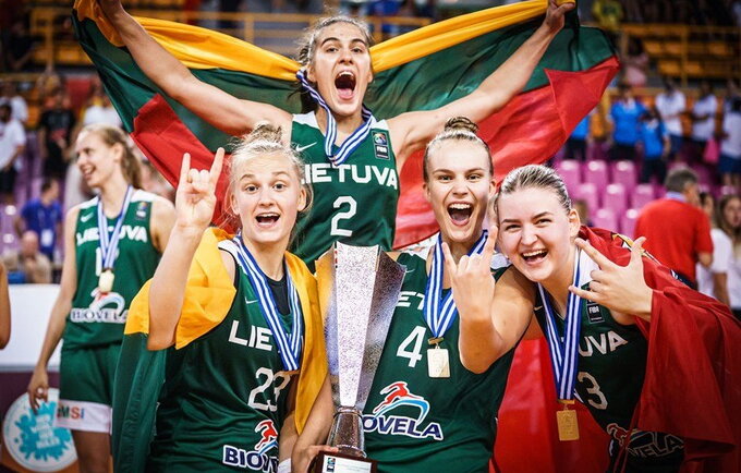 Lietuvos U18 rinktinė triumfavo Europos čempionate (FIBA Europe nuotr.)