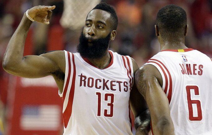 NBA žaidėjai MVP laurus skyrė J.Hardenui (Scanpix nuotr.)
