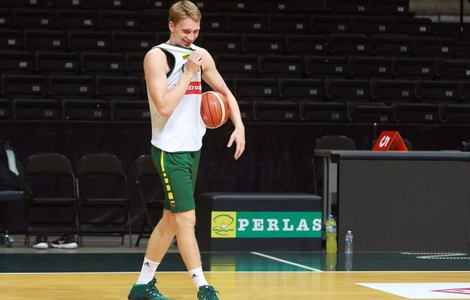M.Grigonis nežais prieš prancūzus (Fotodiena.lt)