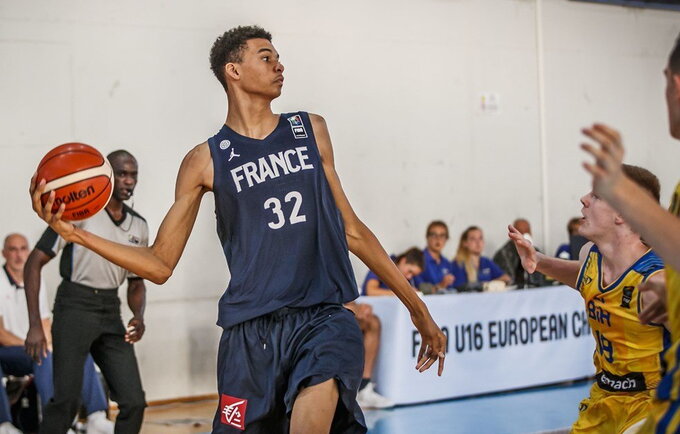 V.Wembanyama yra išskirtinio lygio talentas (FIBA Europe nuotr.)
