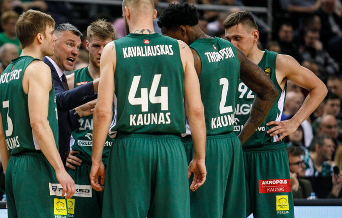„Žalgiris“ į pirmąją kovą stos antradienį (BNS nuotr.)