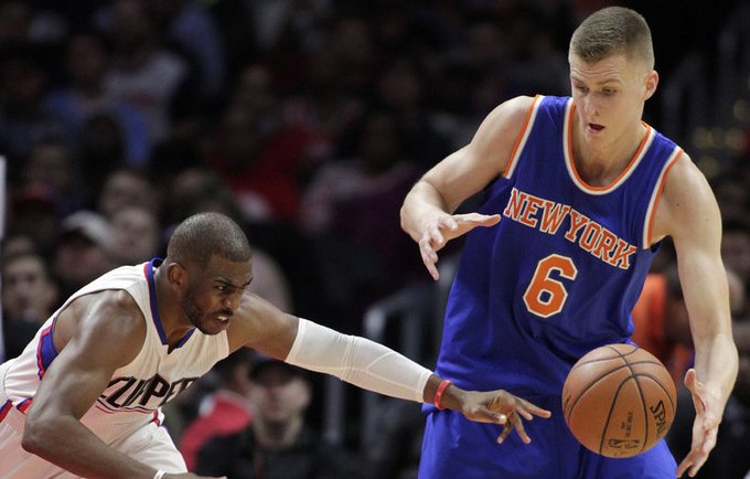 K.Porzingis nepadės latviams olimpiados atrankoje (Scanpix nuotr.)