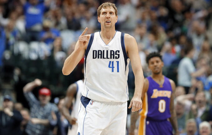 D.Nowitzki pasijuokė iš savęs (Scanpix nuotr.)