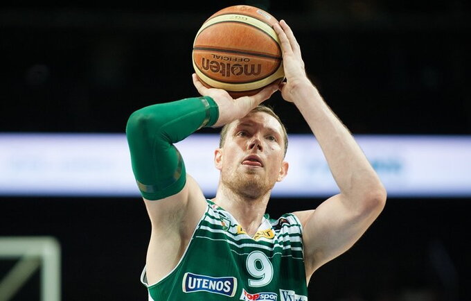 D.Songaila džiaugėsi, kad komanda kovojo iki galo (Fotodiena.lt)