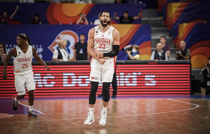 T.Shengelia patyrė traumą (FIBA nuotr.)