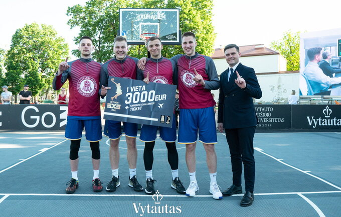 3x3 turnyre triumfavo VDU komanda