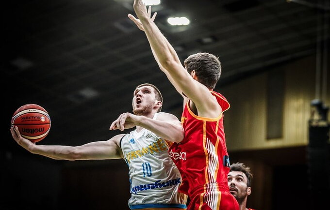 S.Michailiukas tapo tikru ispanų siaubu (FIBA nuotr.)