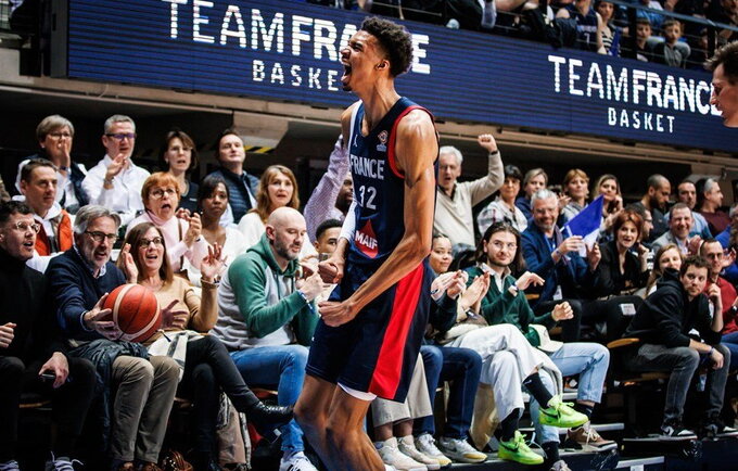 V.Wembanyama dalyvaus NBA naujokų biržoje (FIBA Europe nuotr.)