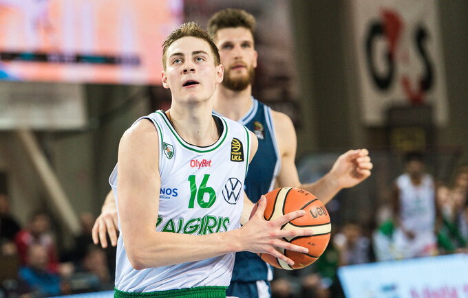 K.Lukošiūnas sužaidė geriausias sezono rungtynes (nuotr. Žalgiris)