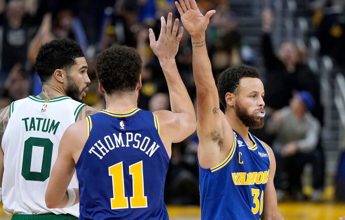 „Warriors“ tandemas vedė į pergalę (Scanpix nuotr.)