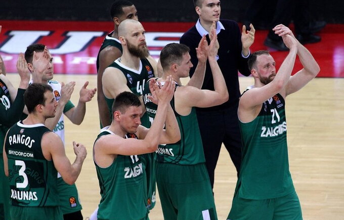 „Žalgiris“ atsikratė ne tik namų komandos, bet ir serijos autsaiderio etikečių (Klubo nuotr.)