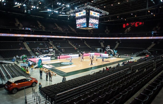 „Žalgirio“ arena per LKF finalinio aštuoneto kovas taip ir neužsipildė (Fotodiena.lt)