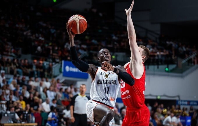 D.Schroderis vedė Vokietijos rinktinę į pergalę (FIBA nuotr.)