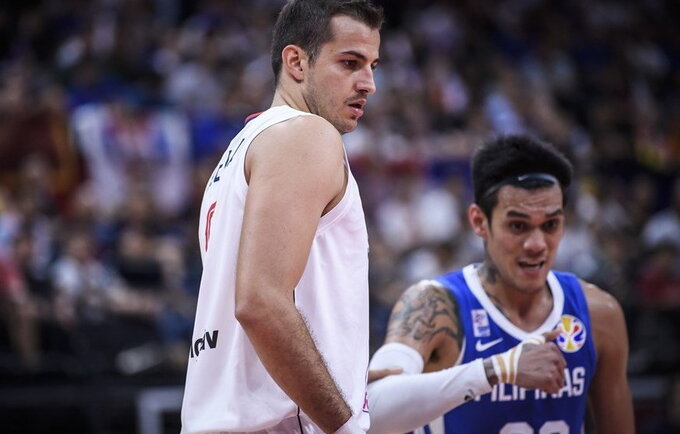 N.Bjelica puikiai sugrįžo į rikiuotę (FIBA nuotr.)