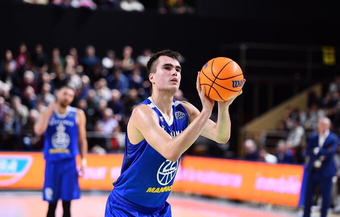 G.Masiulis po mėnesio pertraukos grįžo į aikštę (FIBA Europe nuotr.)