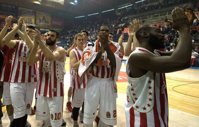 „Crvena Zvezda“ turi teisę žaisti Eurolygoje (Scanpix nuotr.)