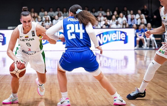 K.Nacickaitė vedė lietuves į pergalę (FIBA nuotr.)