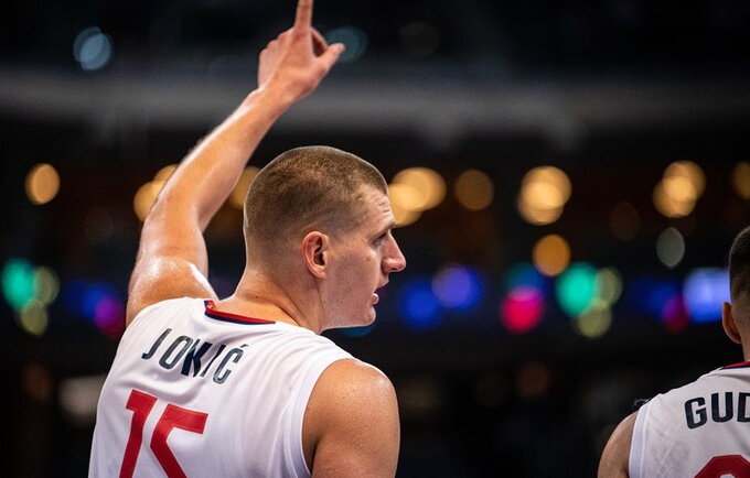 N.Jokičius buvo sunkiai sulaikomas (FIBA nuotr.)