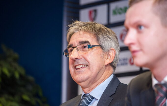 J.Bertomeu pasijuokė iš FIBA užmojų (Žygimantas Gedvila, Fotodiena.lt)