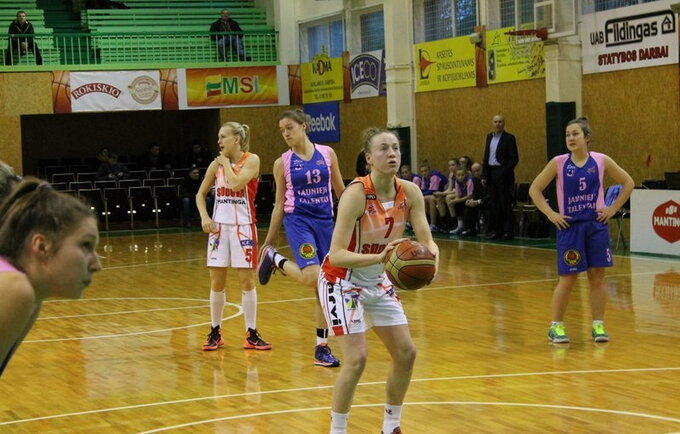 S.Okockytė surinko trigubą dublį (Sūduvos klubo nuotr.)
