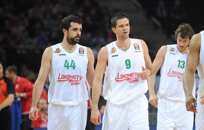 „Lokomotiv-Kuban“ garbę gynę lietuviai linkėjo klubui sėkmės finaliniame ketverte