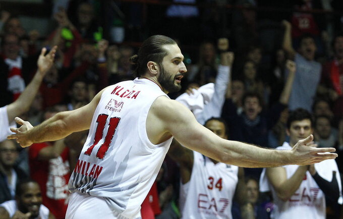 L.Kleiza nepelnė nė taško (Scanpix)