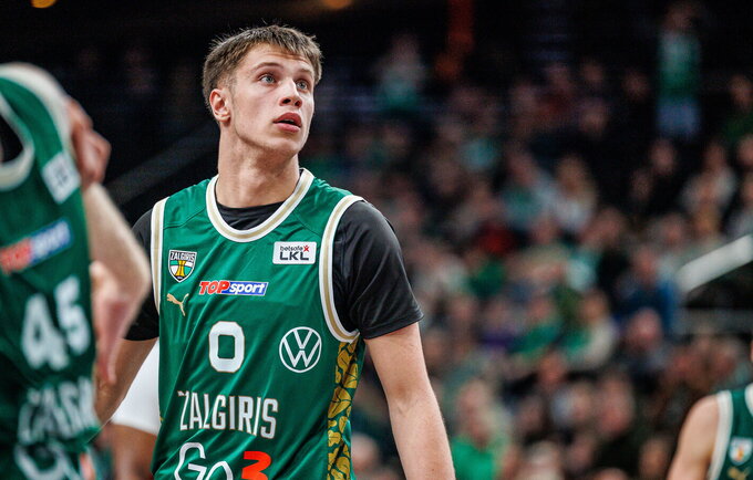M.Juzėnas solidžiai pasinaudojo savo šansu LKL (BNS nuotr.)