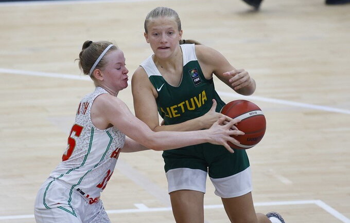 Lietuvės patyrė dar vieną nesėkmę (FIBA Europe nuotr.)