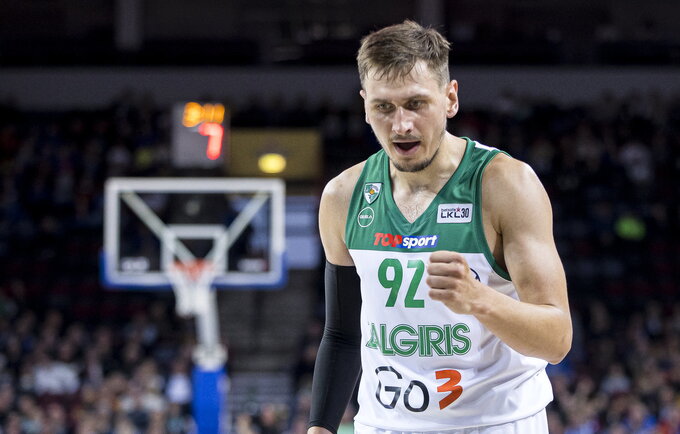 E.Ulanovas tapo „Žalgirio“ kapitonu (LKL nuotr.)