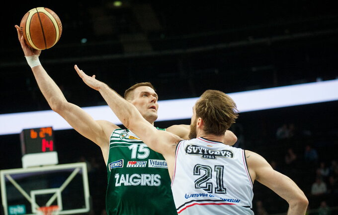 R.Javtokas padės „Žalgiriui“ kovoti prieš vilniečius (Fotodiena.lt)