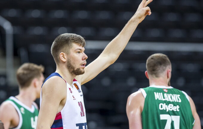 R.Giedraitis yra nepralenkiamas pagal sužaistas minutes (BNS nuotr.)