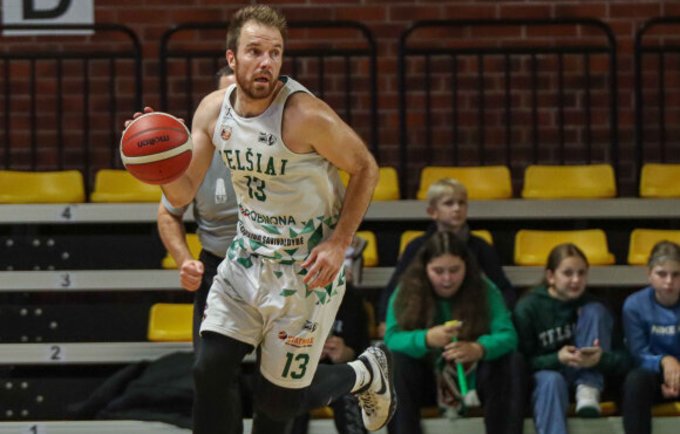 M.Gecevičius pataikė 5 tritaškius (Foto: Lukas Šeputis)