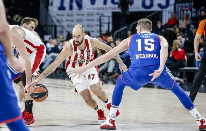 V.Spanoulis pataikė labai svarbų tritaškį („Facebook“ nuotr.)