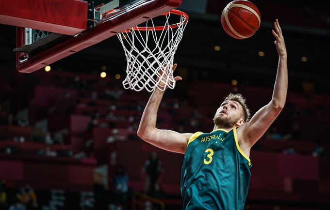 J.Landale'as susižeidė čiurną (FIBA nuotr.)