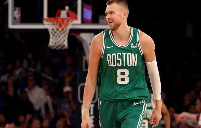 K.Porzingis žaidė galingai (Scanpix nuotr.)