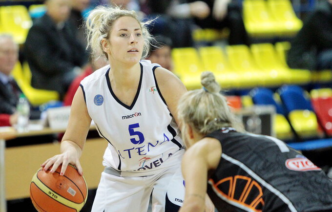 R.Žilinskaitė pataikė 8 tritaškius iš 15 bandymų (Foto: Augustas Didžgalvis)