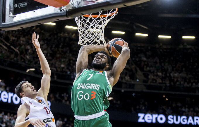 Žalgiris pralaimėjo Eurolygoje (BNS nuotr.)
