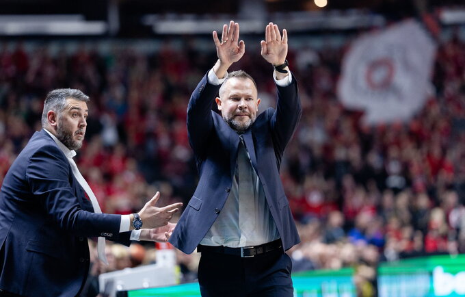 G.Žibėnas didžiavosi savo žaidėjais (BNS nuotr.)