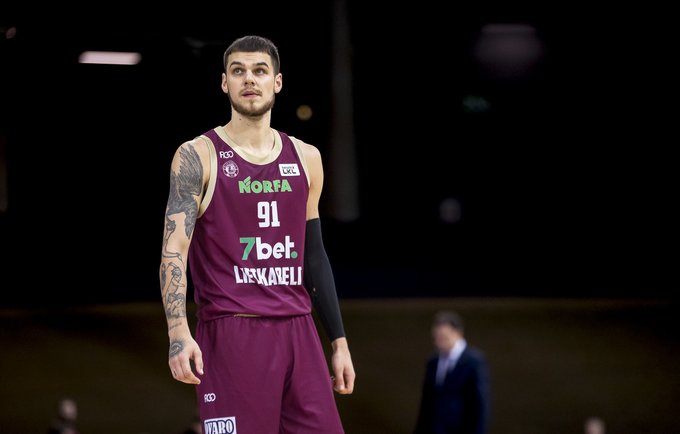 D.Sirvydis pataikė 5 tritaškius („Betsafe-LKL“ nuotr.)