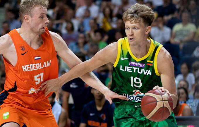 M.Kuzminskas grįžo ant parketo po pusmečio pertraukos (BNS nuotr.)
