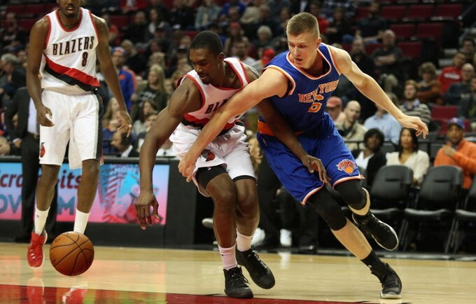 K.Porzingis teigė, kad jį nuvargino išvykos turas (Scanpix nuotr.)