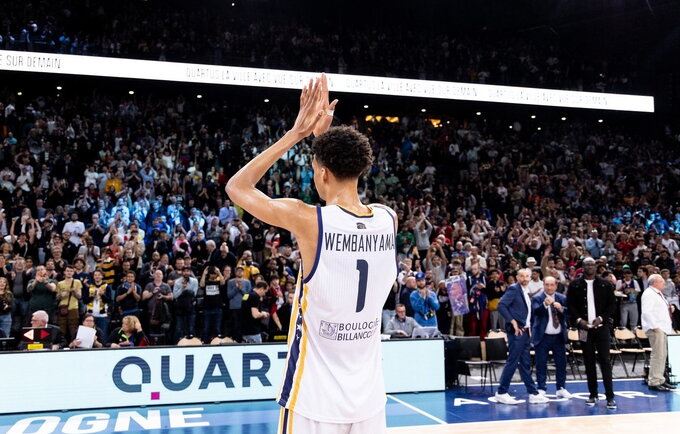 V.Wembanyama tapo Prancūzijos lygos MVP