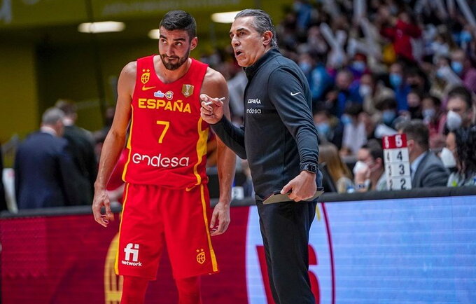 Ispanai kontroliavo rungtynes (FIBA nuotr.)