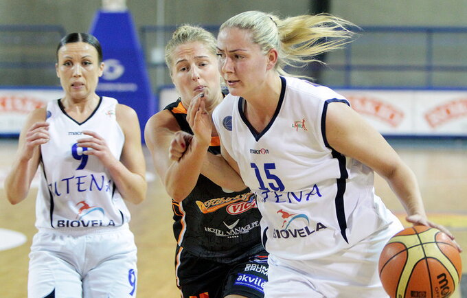 E.Šulčiūtė pelnė 19 taškų (Foto: Augustas Didžgalvis)