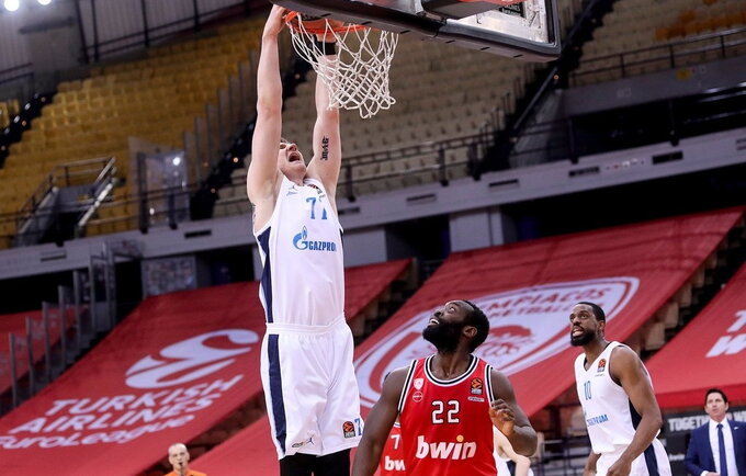 A.Gudaitis lieka Sankt Peterburge ilgesniam laikui (Euroleague.net)