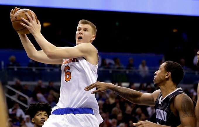 K.Porzingis vėl sulaukė pripažinimo (Scanpix nuotr.)